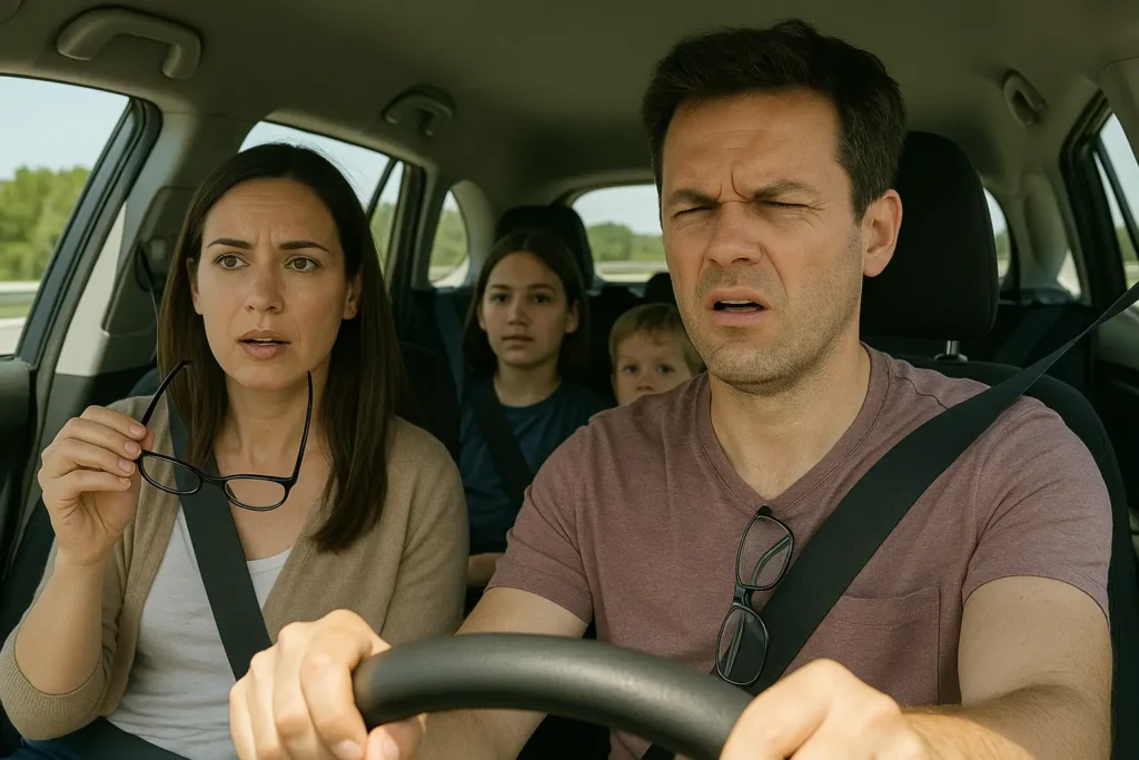 200 euros por no llevar las gafas puestas. óptica ALCÒN te aconseja