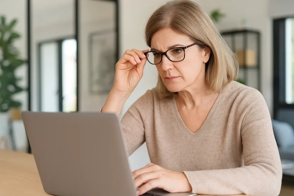 Gafas para la presbicia en Murcia. óptica ALCÓN.